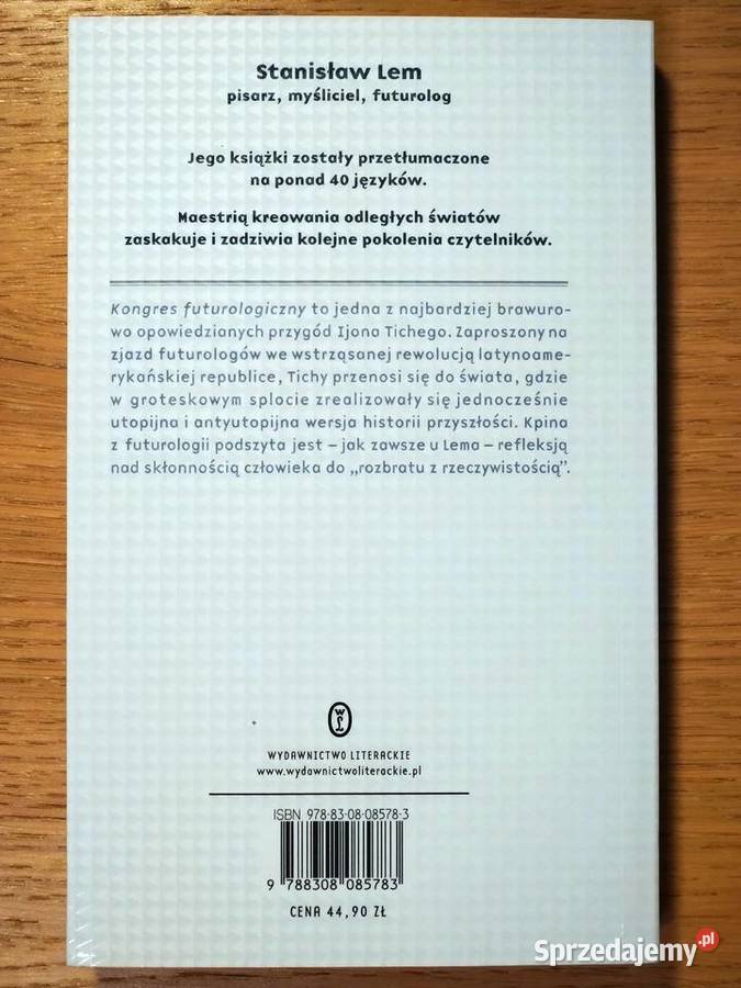 Stanisław Lem Kongres Futurologiczny Warszawa sprzedam