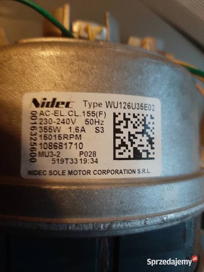 Silnik do pralki Electrolux WU126U35E02 AGD łódzkie Łowicz
