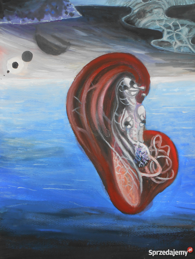 Pejzaż surrealistyczny morski art Wrocław