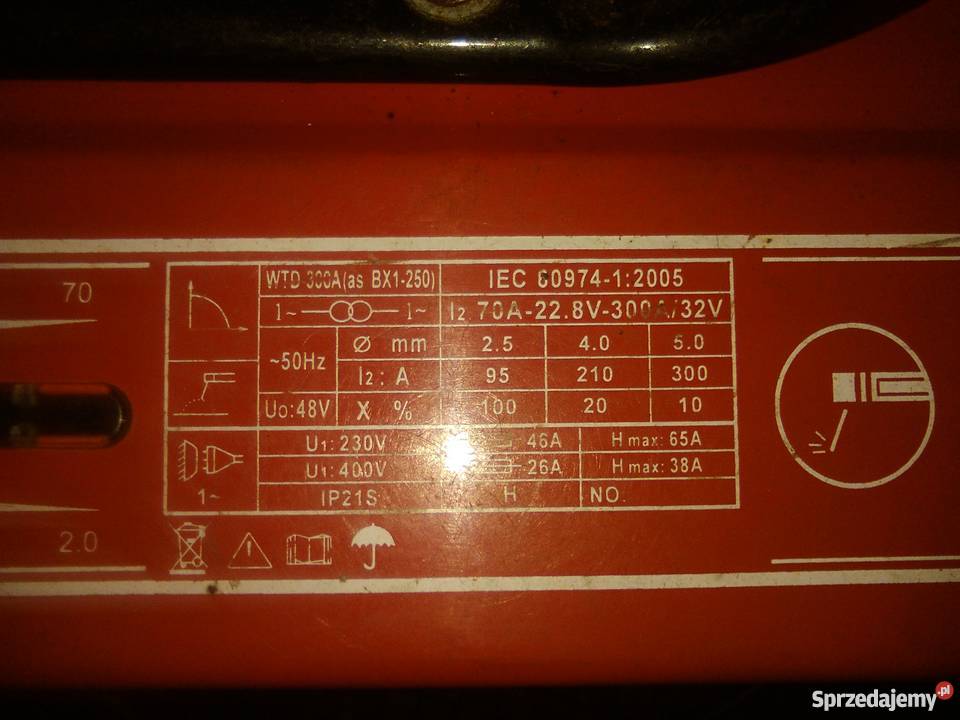 Spawarka transformatorowa 300 Amper krafta dele