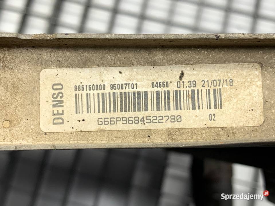 CHŁODNICA WODY CITROEN C3 III 12 83 886160000 sprzedam