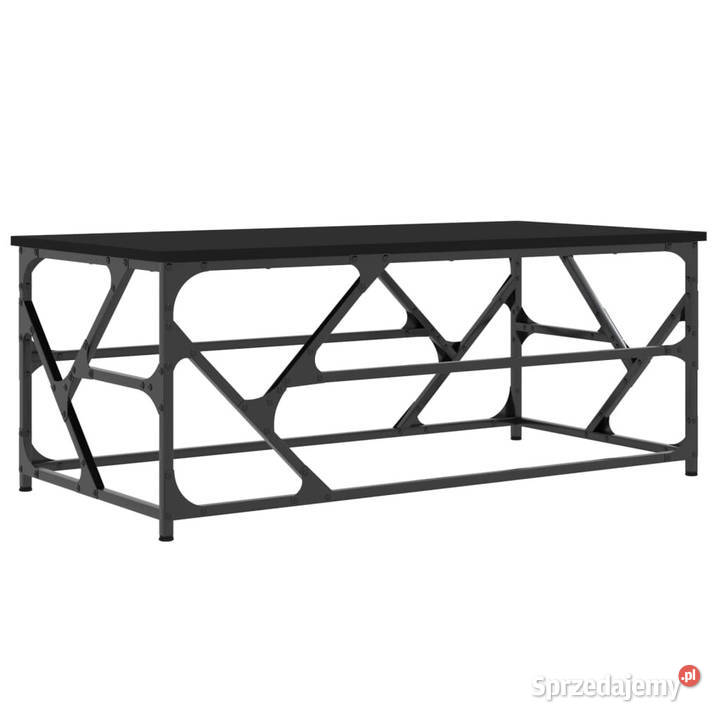 Stolik kawowy czarny 100x50x40 materiał mazowieckie Warszawa