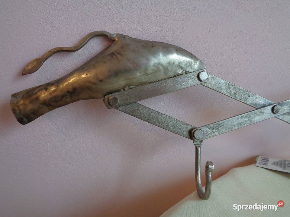 Wieszak metalowy rękodzieło Indie Toruń