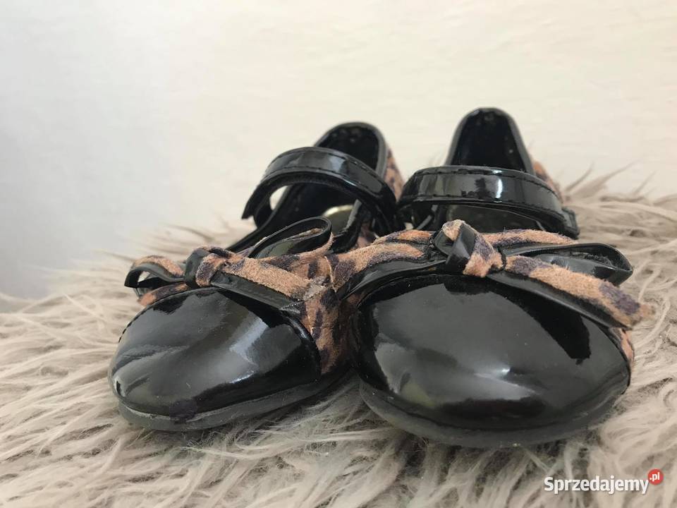 Lakierki panterki baletki 27 16cm Balerinki Lubartów