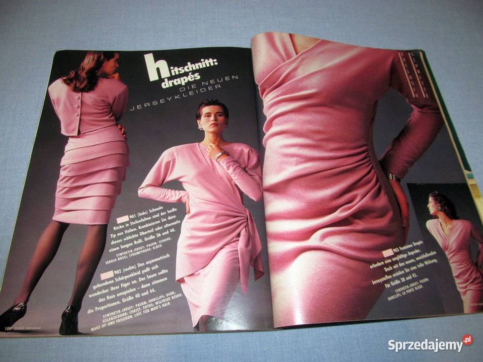 Burda International Zima 198788 moda szycie kujawsko-pomorskie Skępe sprzedam