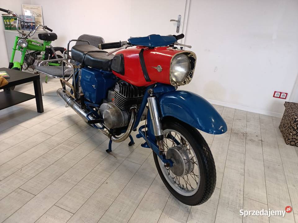 MZ ES 2502 Trophy 1972r Dokumenty PRL Warszawa
