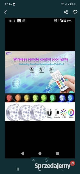 Lampki led do akwarium basenu sprzedam
