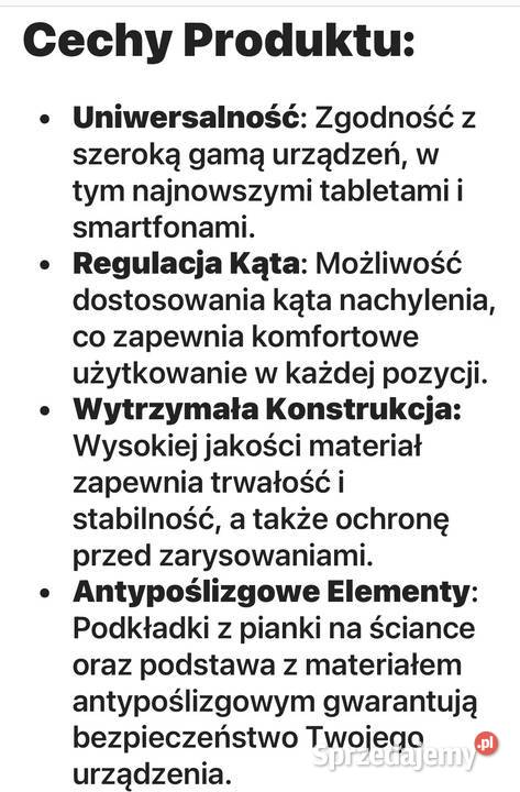 MOCNY Stojak podstawka pod tablet na telefon Bielsko-Biała