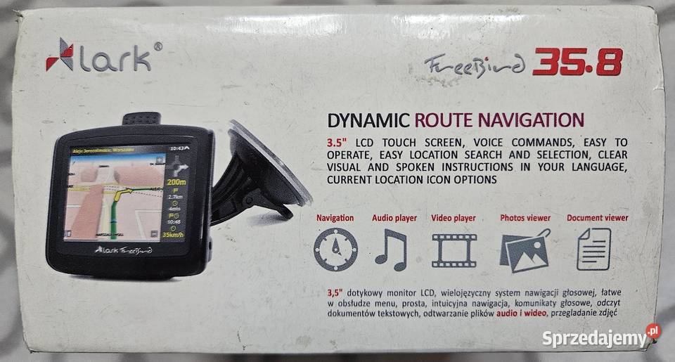 Nawigacja samochodowa LARK 358 Kraków