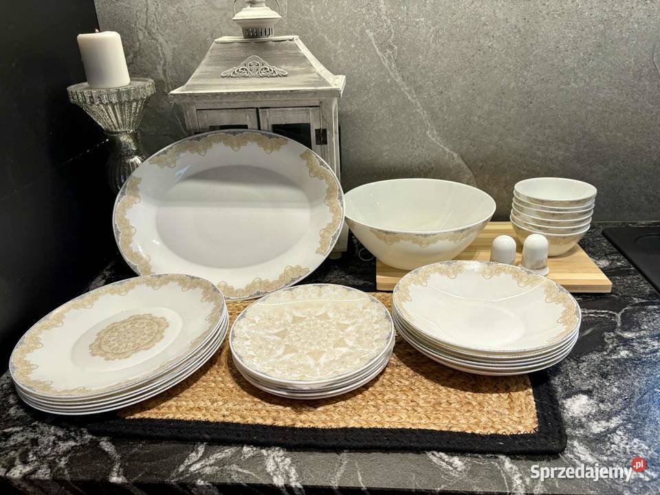 199 Serwis obiadowy 28 elementów Królewski Zabrze
