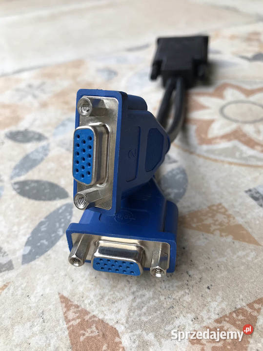 Molex VGA Y Cable Splitter DMS59 Connector 1xLFH kable, taśmy, przedłużacze Kielce sprzedam