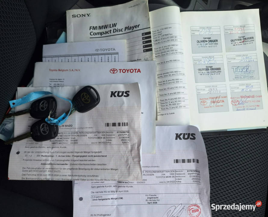 Toyota RAV4 4X4 benzyna 20VVTi z Niemiec stan II napęd 4x4 RAV4 warmińsko-mazurskie Olsztyn