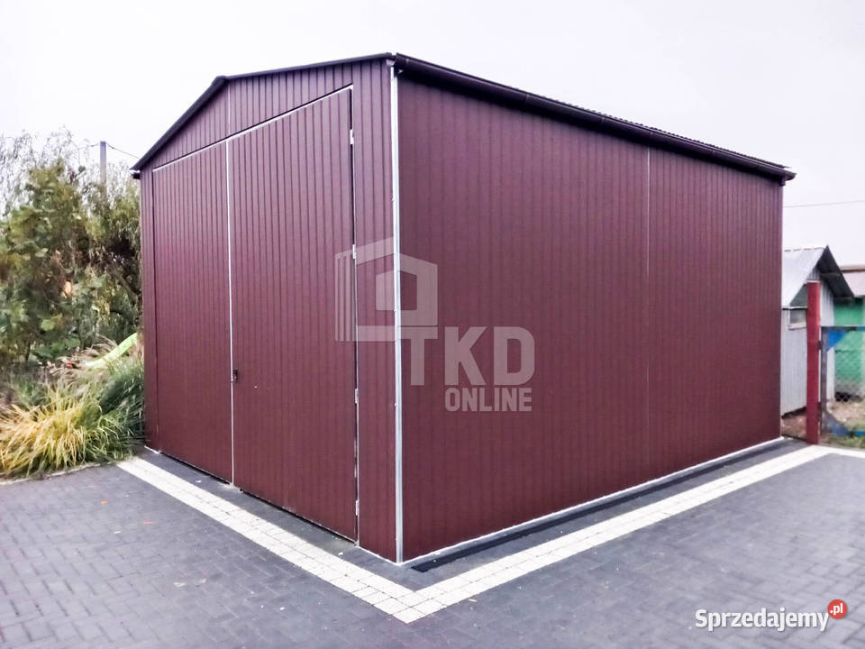 Garaż Blaszany 35x6 Brama rynny Podwyższenie Sprzedaż Lubartów