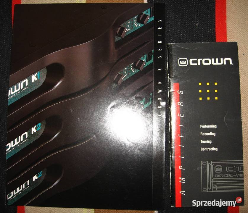 Crown amplifiersmicrophones K Series broszury Kępice