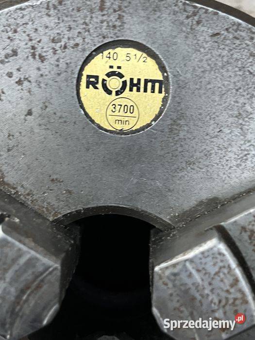 Uchwyt tokarski RHM 140 mm 3szczękowy RPM Kompresory Tuliszków sprzedam