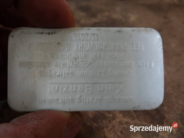 pudełko z łatkami MZ ES TS ETS org DDR lubuskie Żary