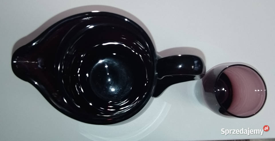 dzbanek w kolorze bakłażanowo fioletowym mazowieckie sprzedam