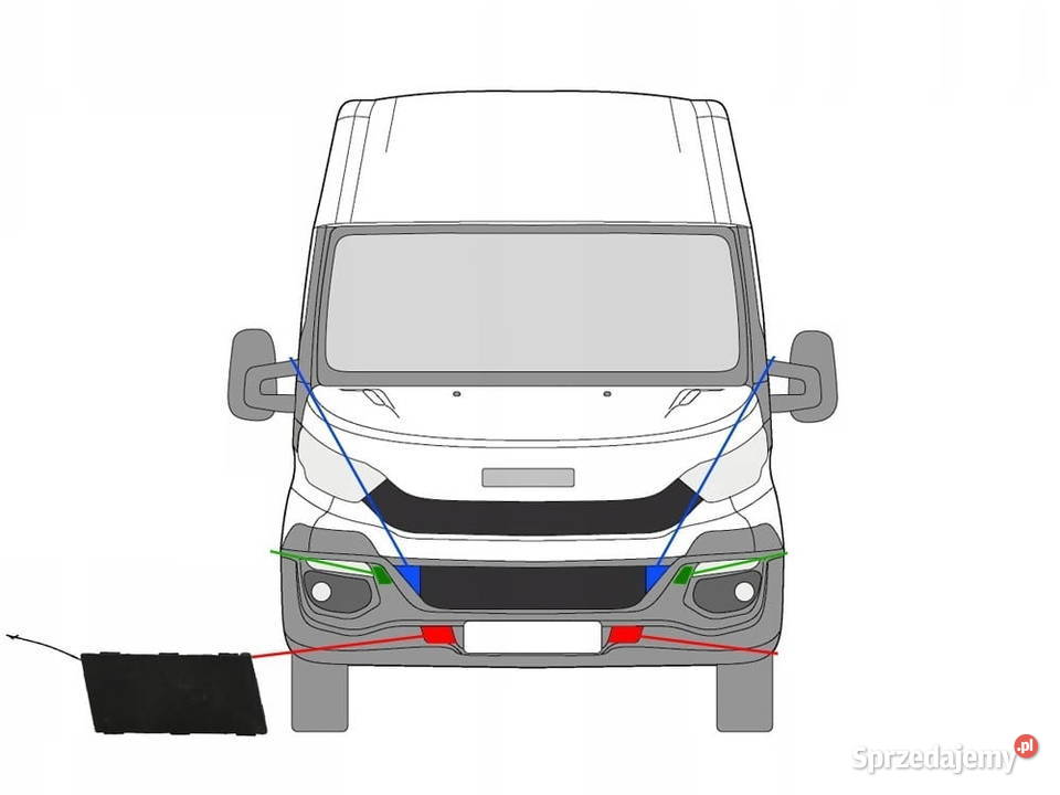 Zaślepka zderzaka PRAWA dolna Iveco Daily Opole Lubelskie