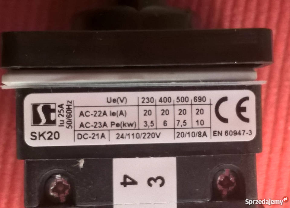 Przełącznik prostownik Rozruch CLASS 540640 Elektryczne Sulechów