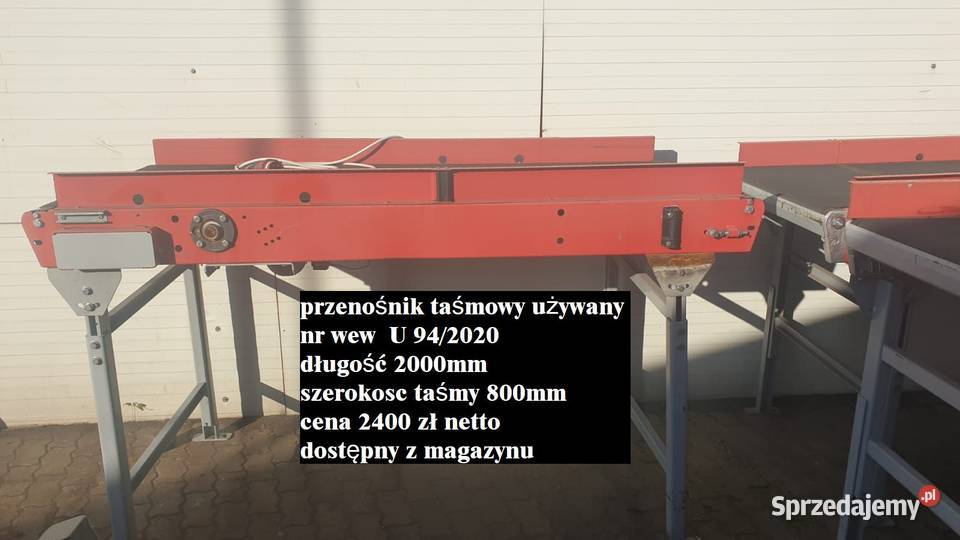 Przenośnik taśmociąg zakręt 45 EmPRO