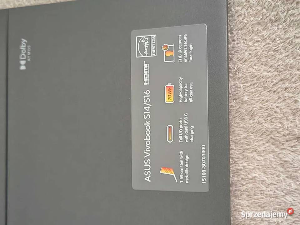 ASUS Vivobook 16 i5 13420H 16GB 512 Win11 NA kujawsko-pomorskie