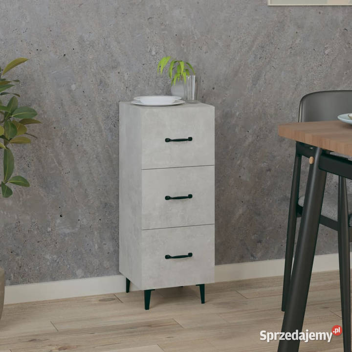 Szafka szarość betonu 345x34x90 materiał mazowieckie Warszawa sprzedam