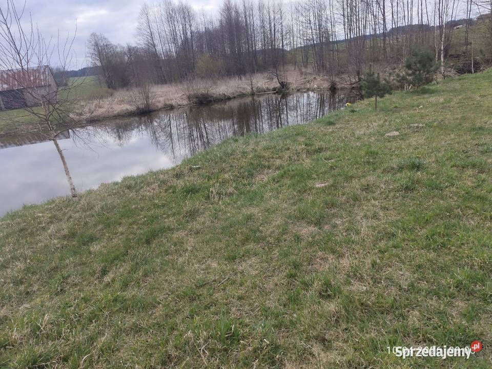 Działka budowlana z budynkiem stawem Danowo