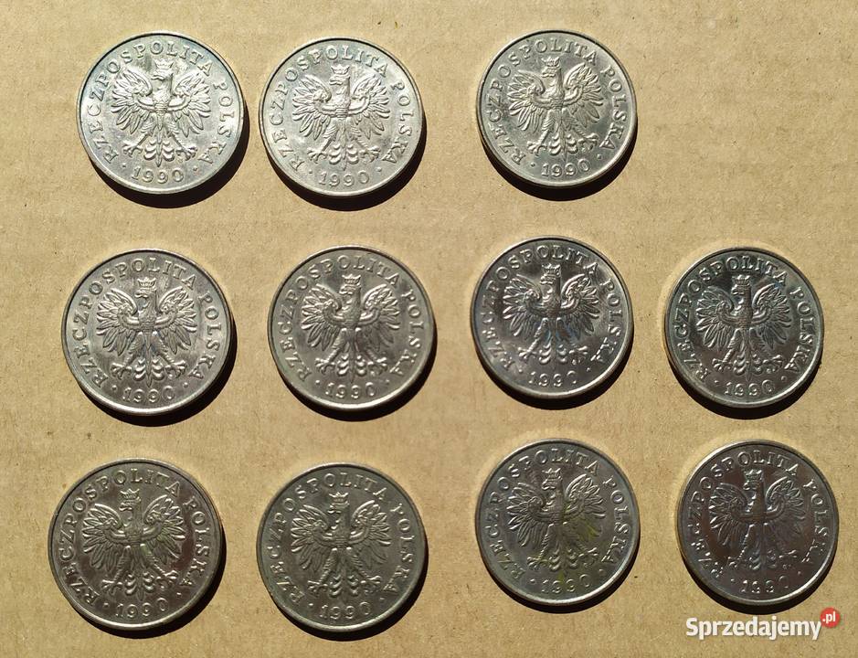 100 x 11 sztuk miedzionikiel PRLIII RP OBIEGÓWKI Łódź sprzedam