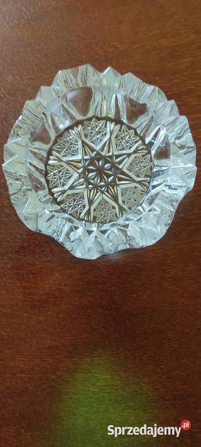Popielniczka kryształowa Porcelana i szkło Chrzanów