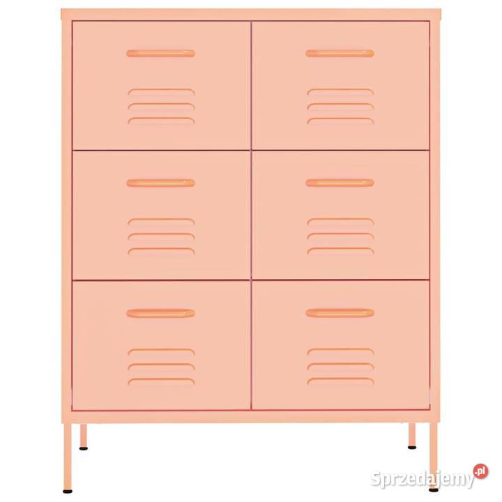 Szafka z szufladami różowa 80x35x1015 Warszawa