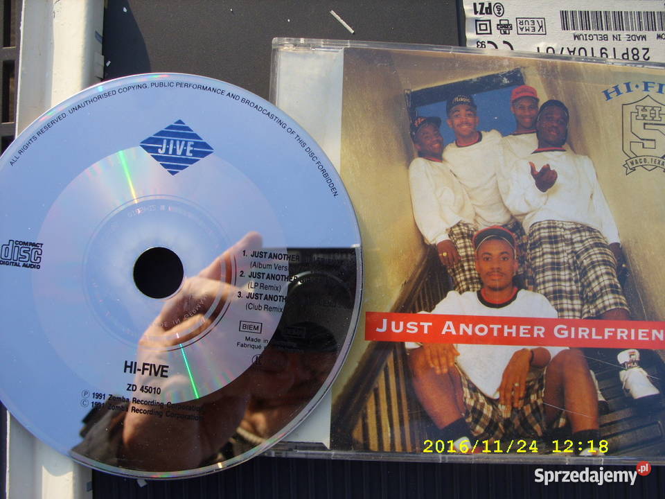 Rock CD singiel HI FIVE I JUST ANOTHER 1991 rock