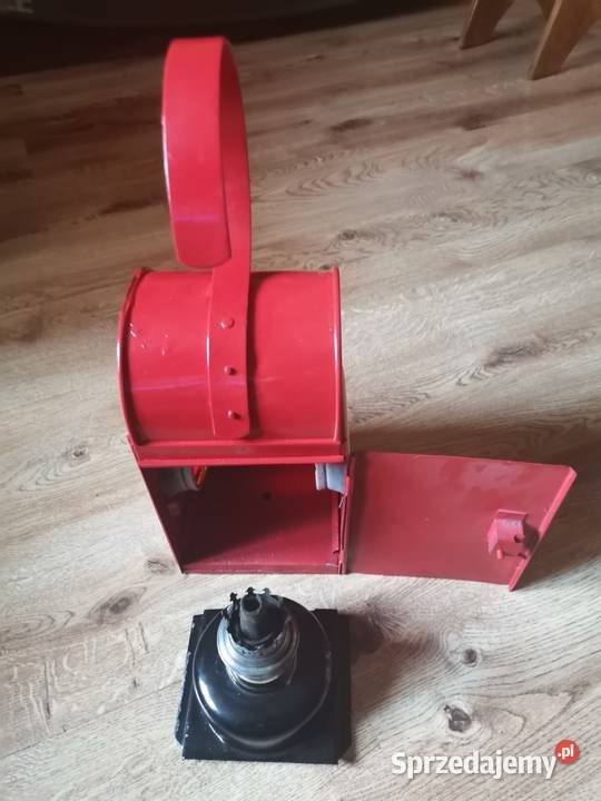 Stara lampa kolejowa Lampy stołowe i nocne Kraków