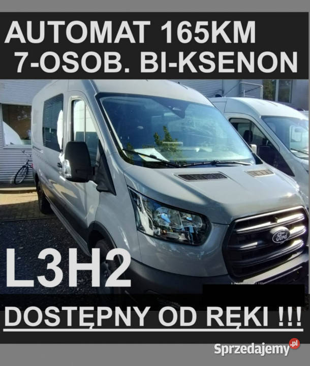 Ford Transit Automat 165 L3H2 Super Brygadowy elektryczne lusterka Szczecinek sprzedam