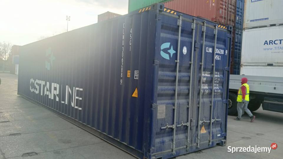 Kontener morski 40HC stan idealny Pewny Kontener Mława sprzedam