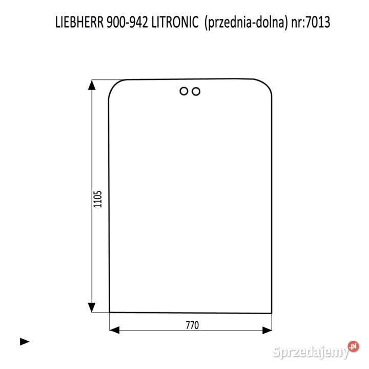 SZYBA PRZEDNIA LIEBHERR 900 904 914 924 934 942 świętokrzyskie Kielce