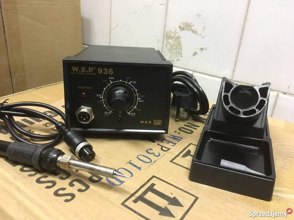 Stacja lutownicza grotowa WEP 936 60W 480C Zwrot Katowice