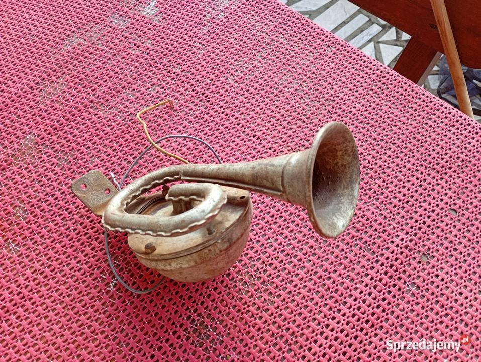 Klakson trąbka Warszawa Żuk Nysa z czasów PRLu Żywiec