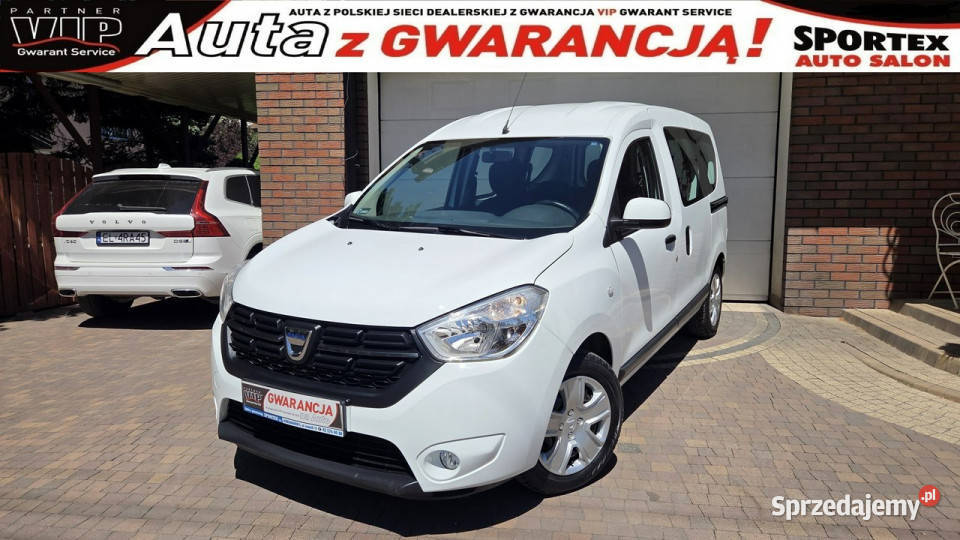 Dacia Dokker 31 16SCE 102 Laureate Salon Serwis pełny VAT Aleksandrów Łódzki sprzedam