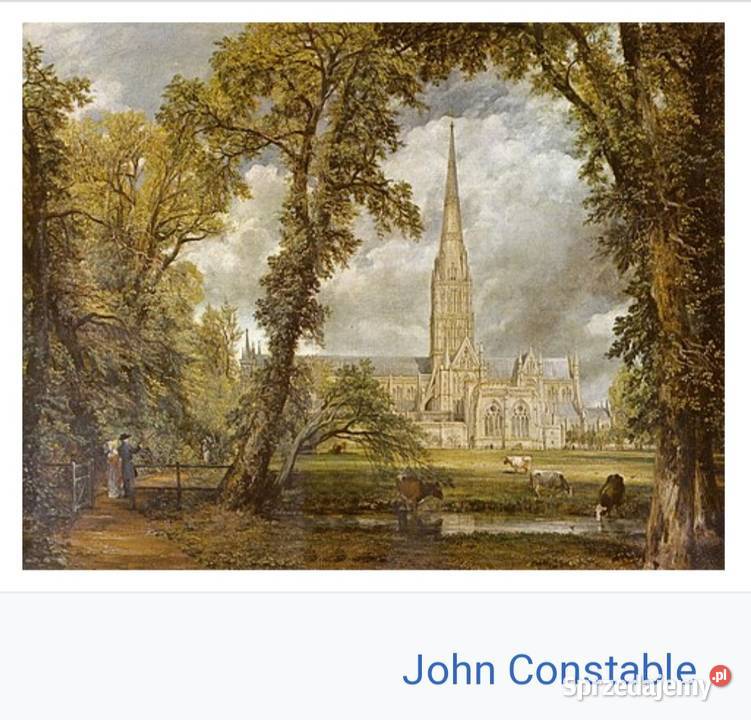 Piękna zabytkowa kolekcjonerska patera Katedra w