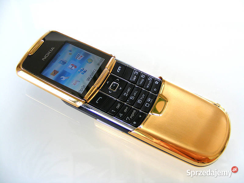Nokia 8800 Gold 24k ochrona danych i rozmów