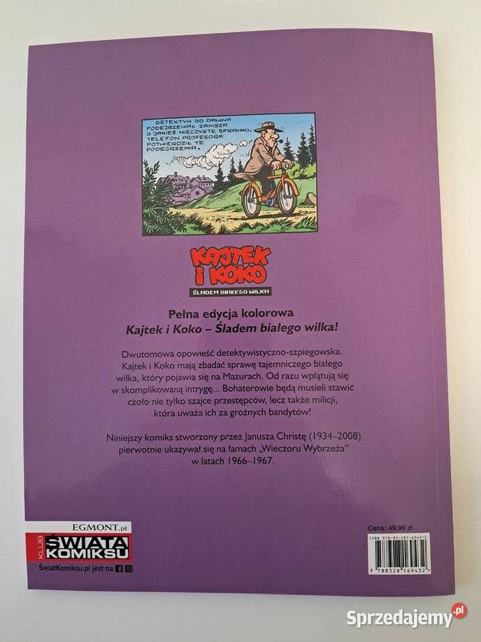 Komiks Kajtek i Koko Śladem białego wilka miękka sprzedam