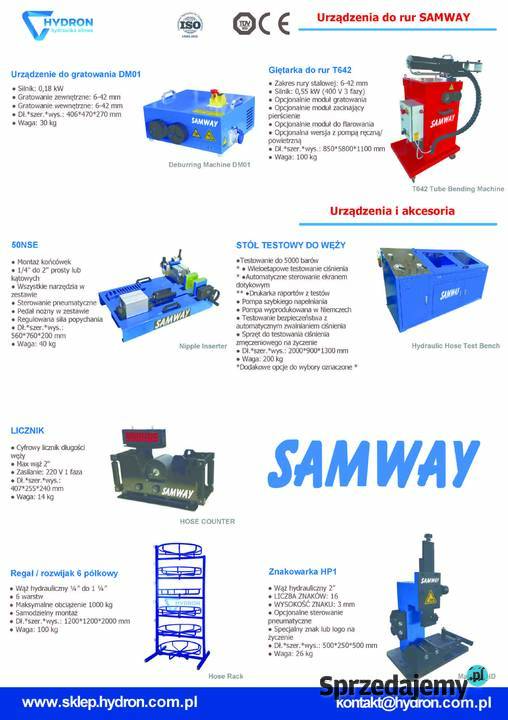 Ręczna giętarka do rur hydraulicznych BM 618 w Złotów