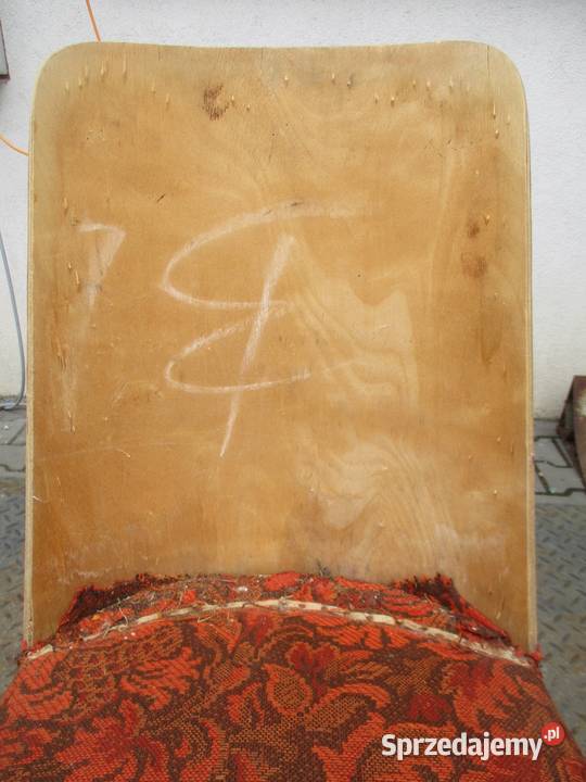 Stare Krzeslo Muszelka PRL Meble