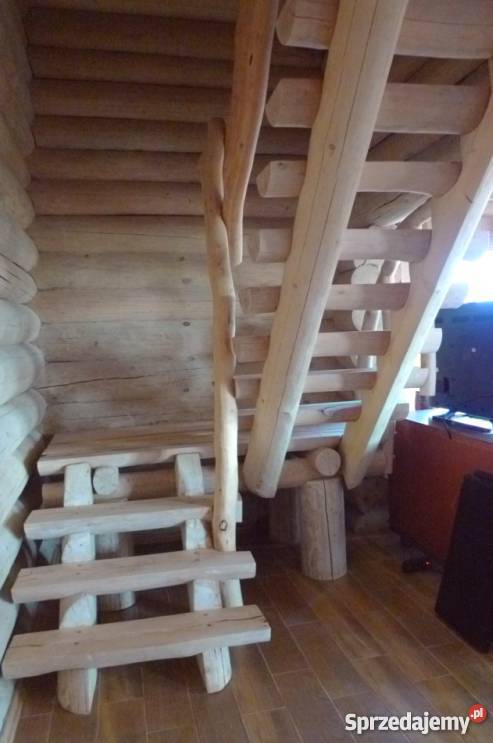 Schody z bali schody z bala schody drewniane pomorskie Gdańsk