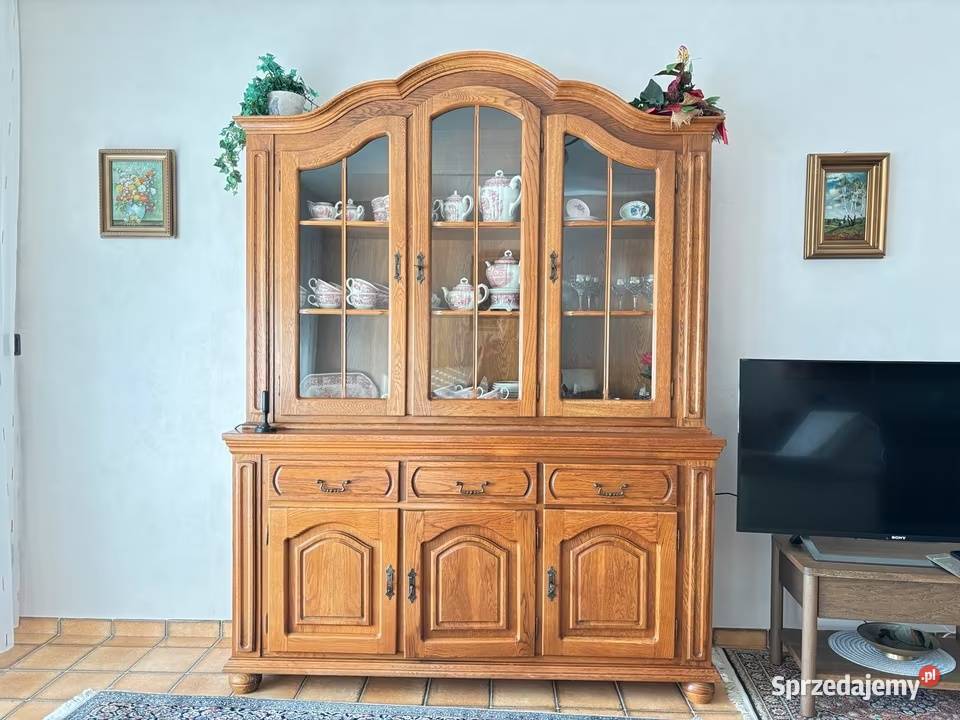 Pakowna komoda dębowa pod telewizor z Niemiec kujawsko-pomorskie sprzedam