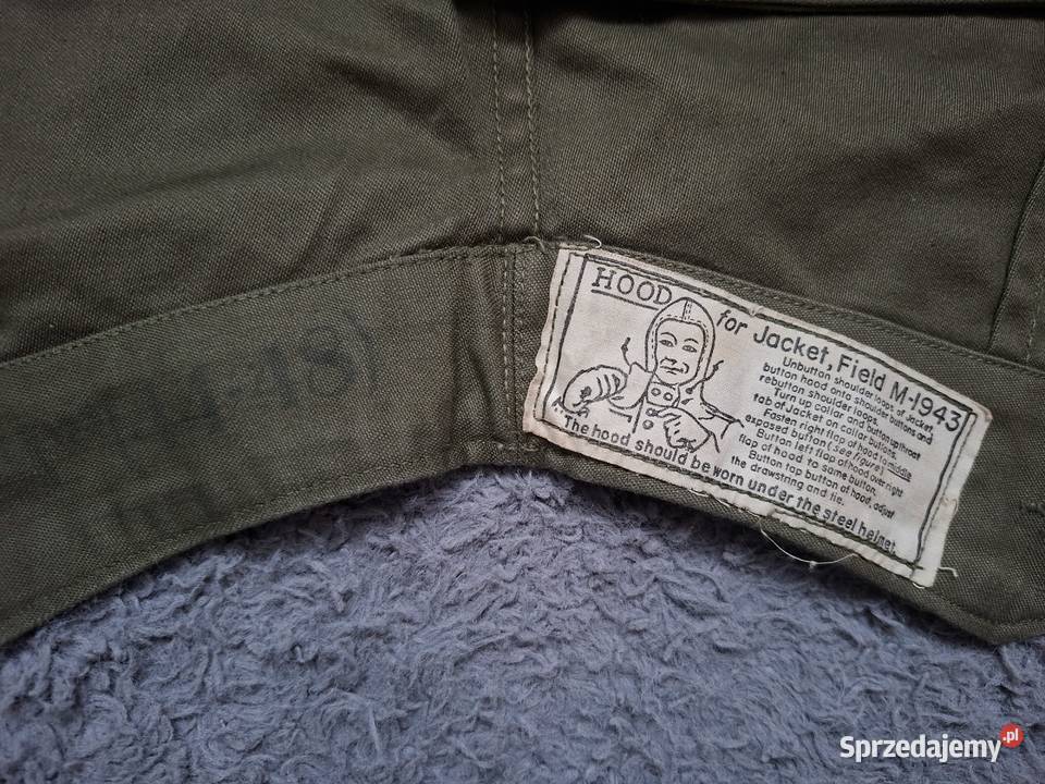 Kaptur do kurtki Us Army Jacket Field M 1943 Kolekcje