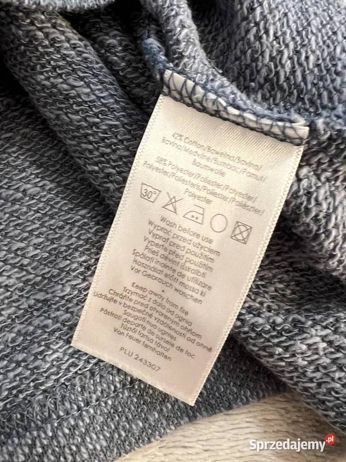 Sweter bluzka z rękawem 34 z diamencikami szary/srebrny Swetry i golfy Jasło