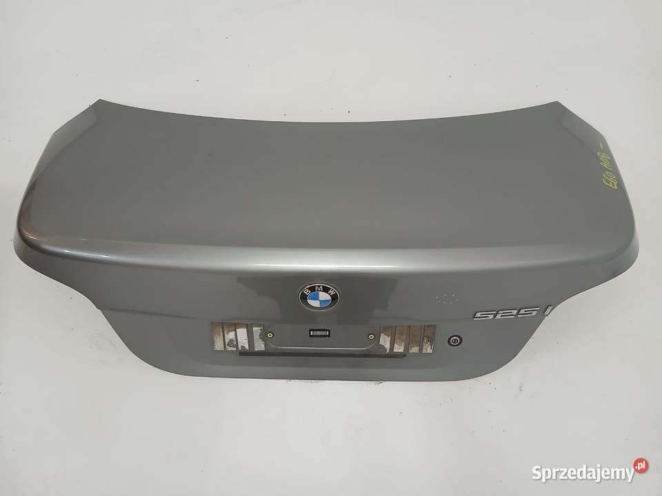 KLAPA BAGAŻNIKA BMW E60 SILBERGRAU Klapy bagażnika lubelskie Strzyżewice
