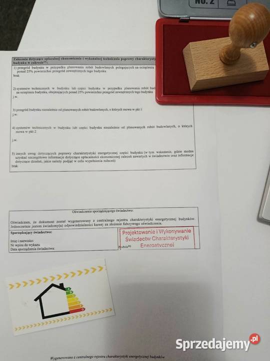 Świadectwo Charakterystyki Energetycznej Tarnów