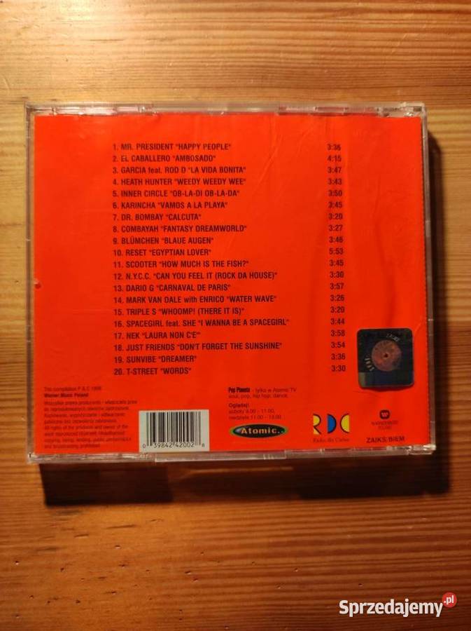 summer dance attack 98 unikatowa płyta CD świętokrzyskie